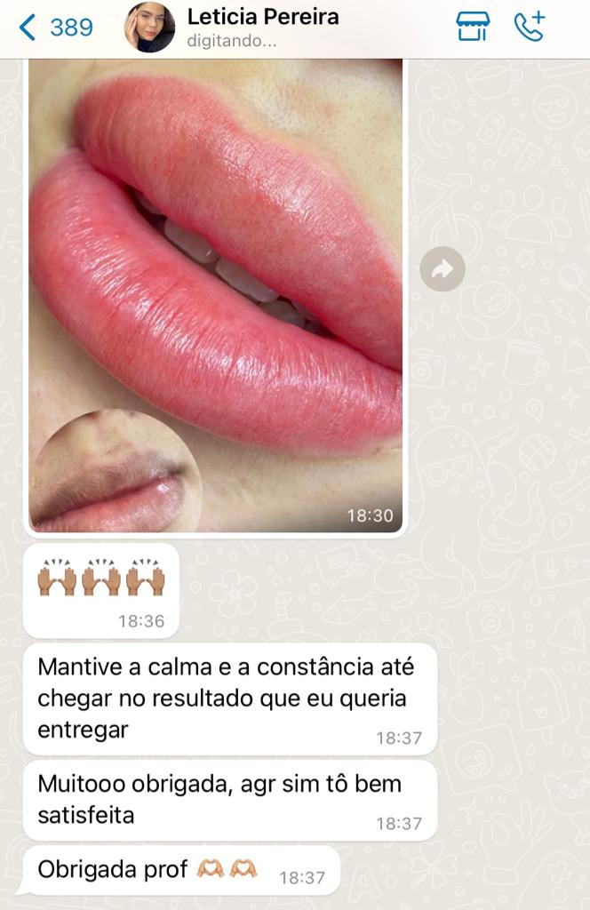 Depoimento de Leticia Pereira com resultado final